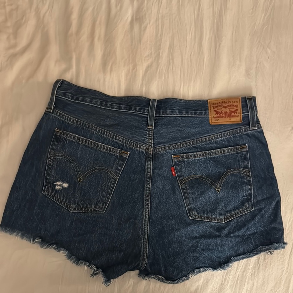 Levi's Jean Shorts Distressed